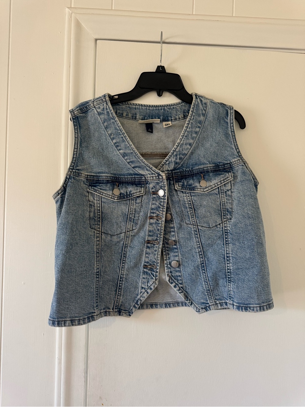 Universal Thread Washed Denim vest - Light Blue